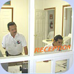 Belize chamber reception area